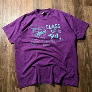 Vintage Best Fruit of the Loom Class of 94 Graphic‎ T-Shirt Men's XL